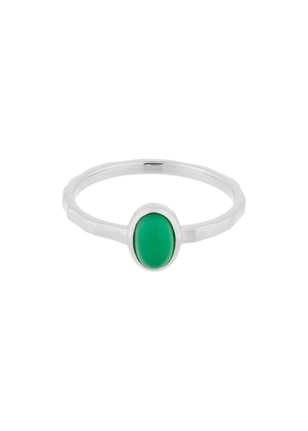 Pernille Corydons Shine Green Ring - Silver. Køb ringe her.