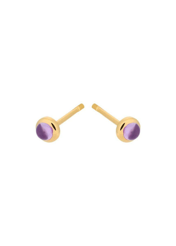 Pernille Corydons Shine Purple Earsticks - Gold. Køb øreringe her.