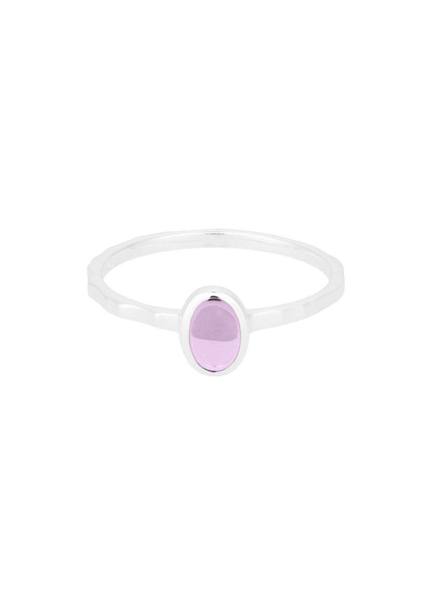 Pernille Corydons Shine Purple Ring - Silver. Køb ringe her.