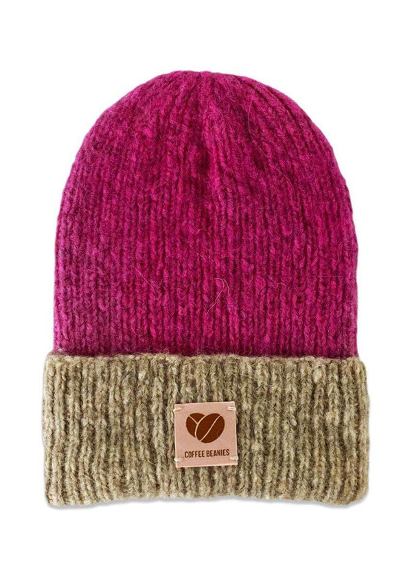 Coffee Beanies' Sky Beanie - Top Dye - Pink. Køb huer her.