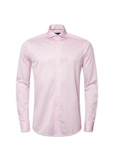 Etons Slim-Fine Knit Pique - Pink. Køb shirts her.