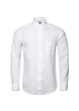 Etons Slim Linen Shirt - White. Køb shirts her.
