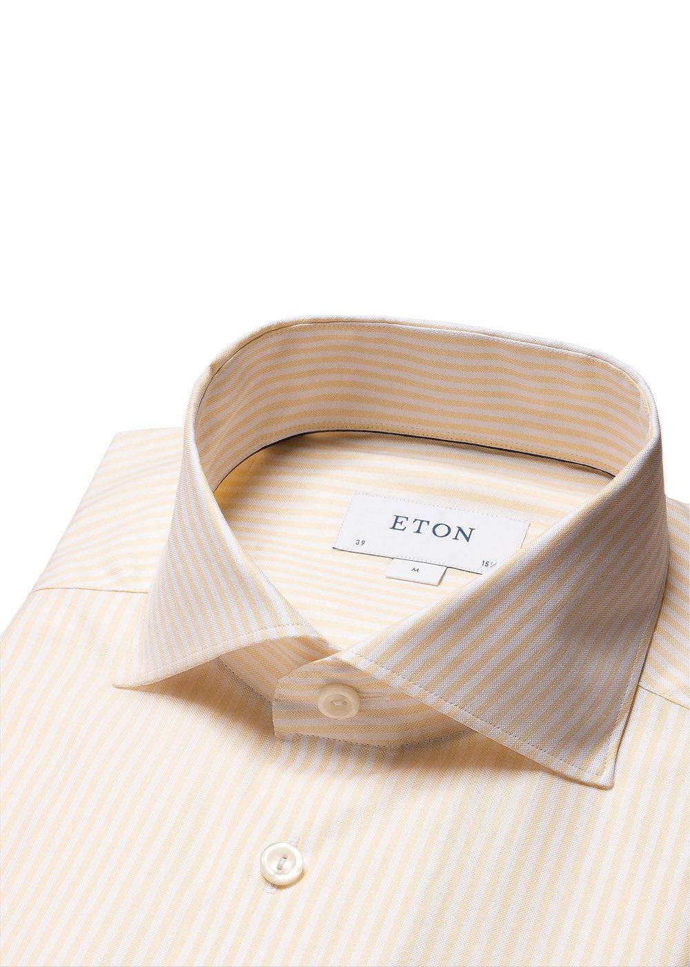 Slim Oxford Stripe Shirt - Beige