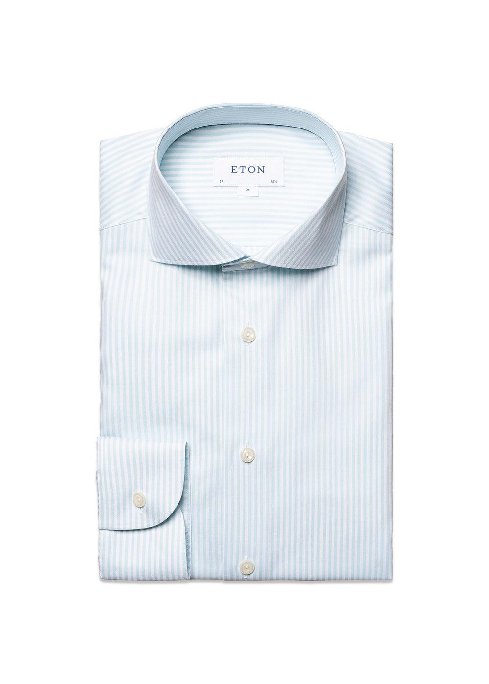 Slim Oxford Stripe Shirt - Blue