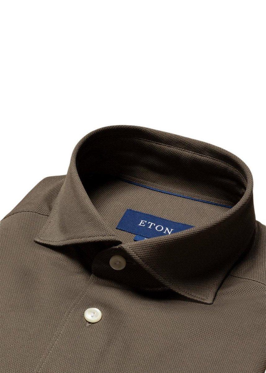 Slim - Pique - Green Shirts83_100002538_GREEN_M7313582081774- Butler Loftet