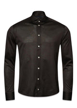 Etons Slim-Pique Shirt - Dark Green. Køb shirts her.