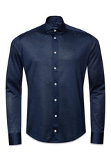 Etons Slim-Pique Shirt - Navy Blue. Køb shirts her.