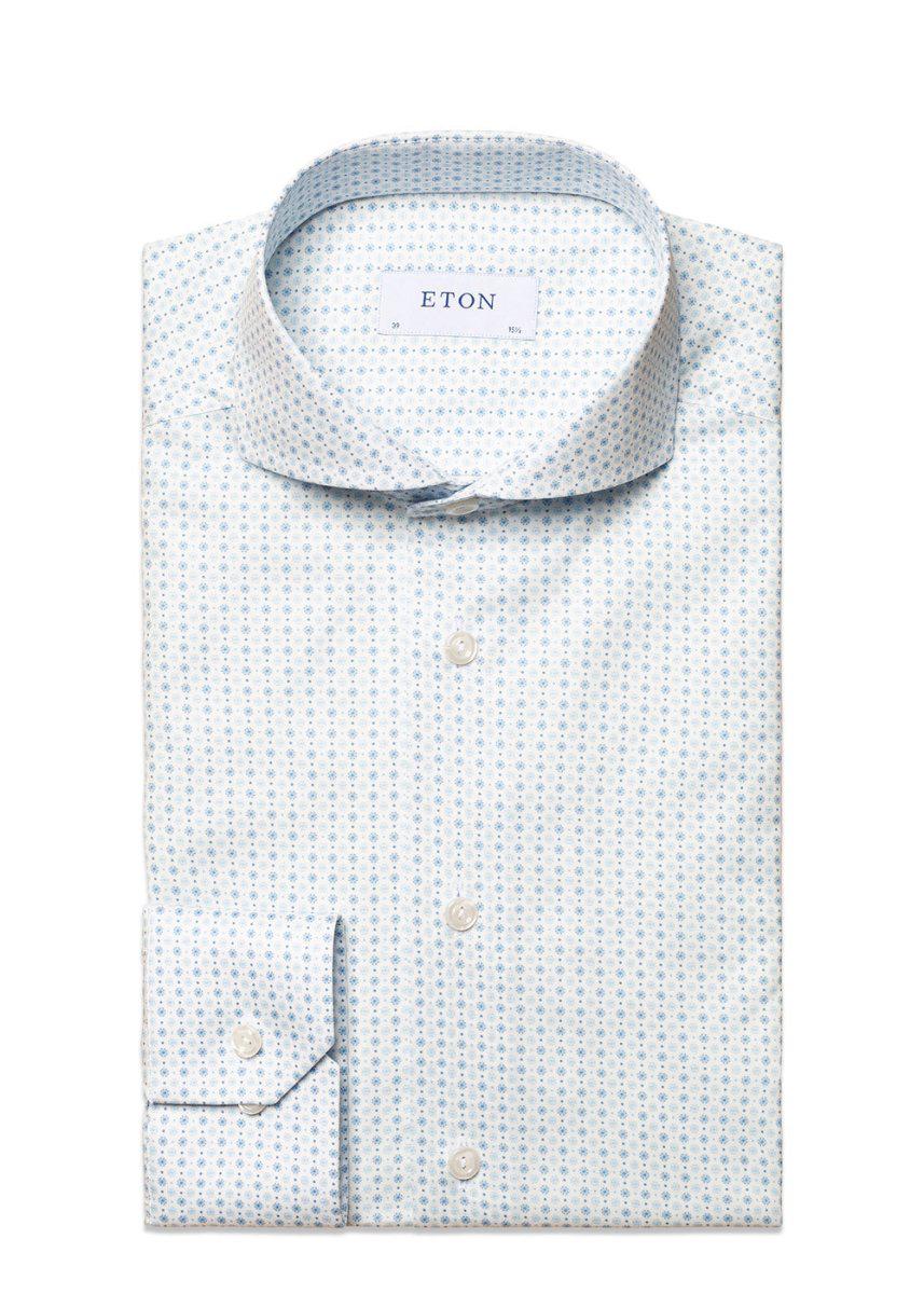 Slim - Print - Light Blue Shirts83_10000392321_LightBlue_387313582565601- Butler Loftet