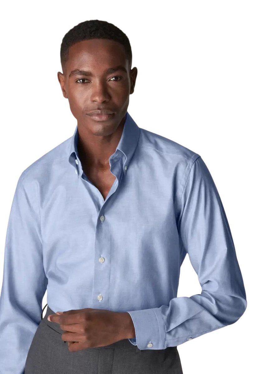 Slim Wrinkle Free Button Down - Blue Shirts83_10000319326_Blue_387313582192692- Butler Loftet
