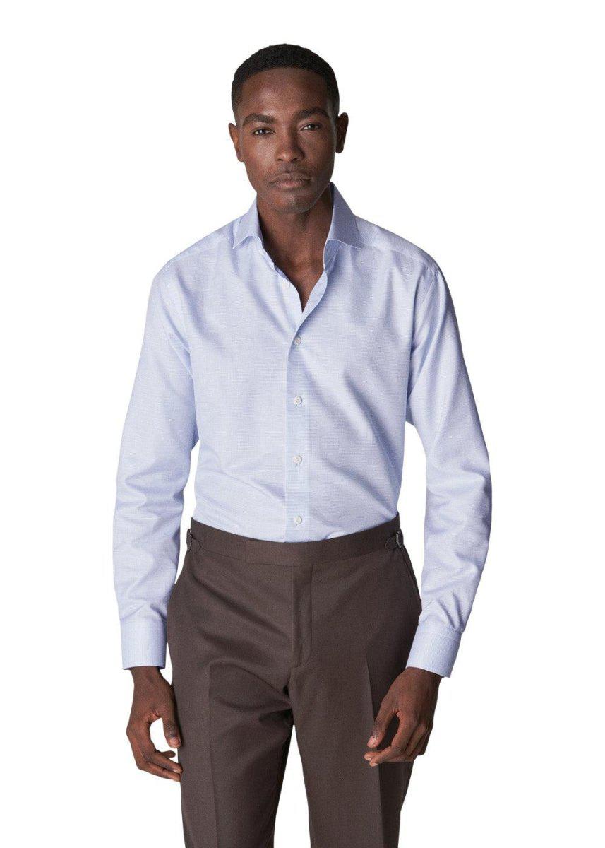 Slim-Wrinkle Linen Shirt - Light Blue Shirts83_100003195_LIGHTBLUE_387313582193866- Butler Loftet