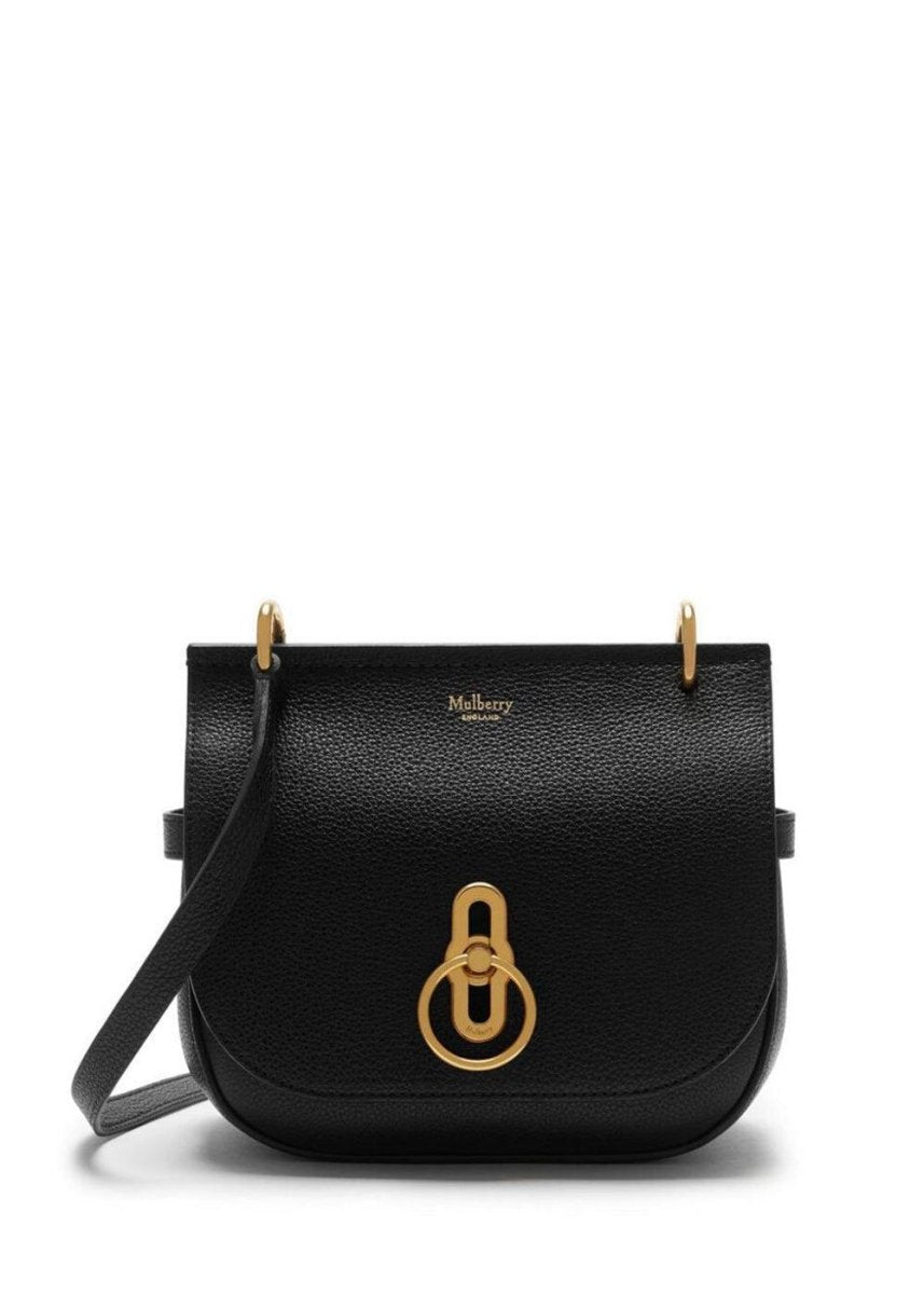 Mulberrys Small Amberley Satchel Small C - Black. Køb designertasker her.