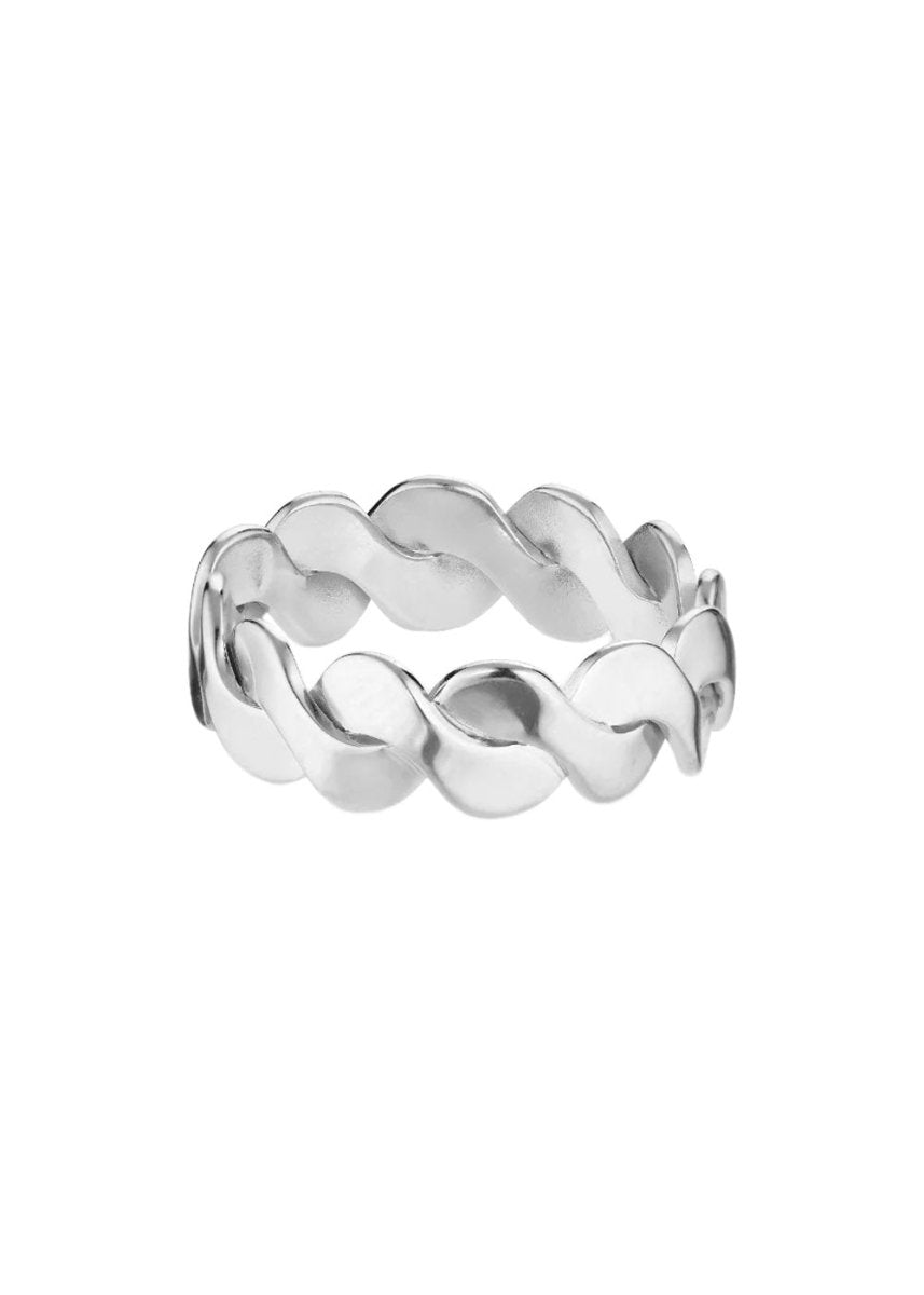 Small Wavy Ring - Silver Jewellery759_SWR-AW22-S_Silver_485715180147548- Butler Loftet