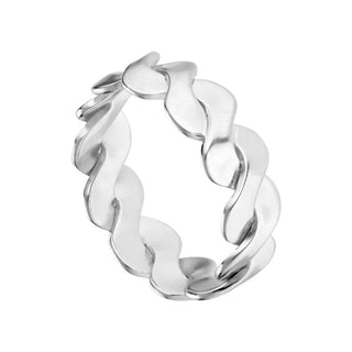 Jane Kønigs Small Wavy Ring - Silver. Køb ringe her.