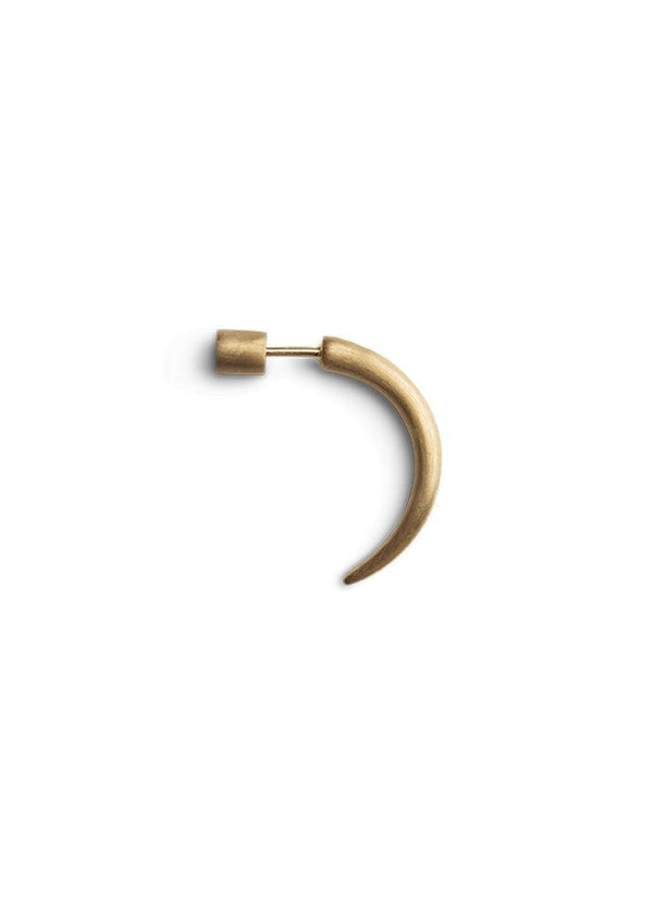Jane Kønigs Small horn earring - Guld. Køb øreringe her.