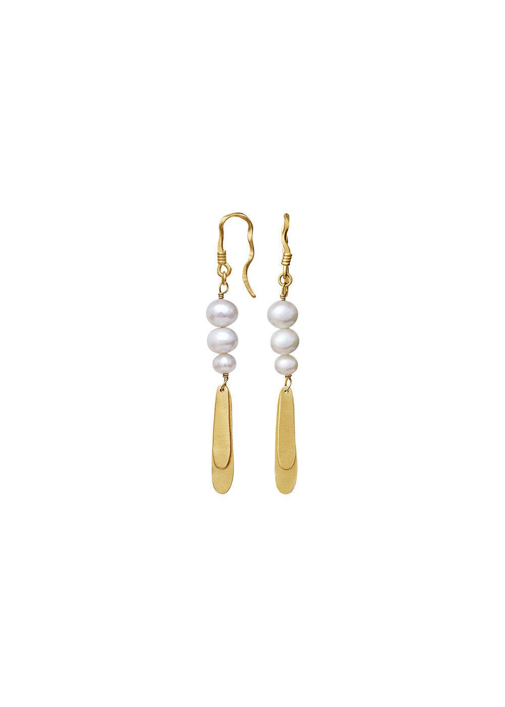 Smilla Earrings - Sterling Silver (925) Gold Plated