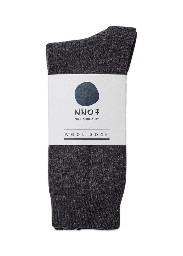 Nn. 07s Sock One 9055 - Grey Mel.. Køb socks/stockings her.