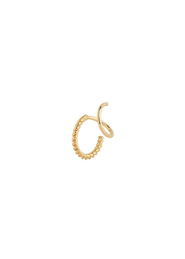 Maria Blacks Sofia Twirl Earring - Gold. Køb øreringe her.