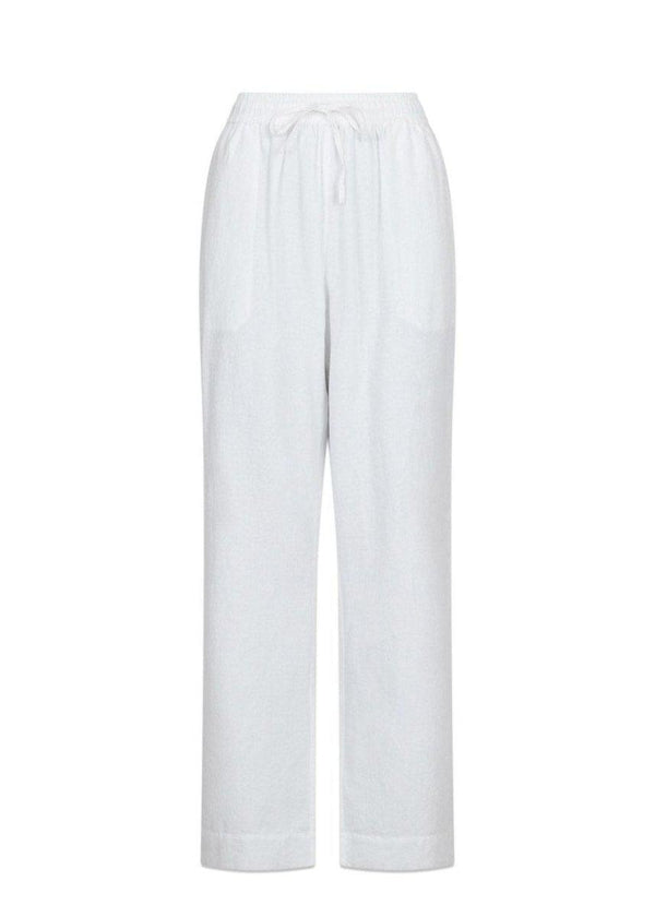 Neo Noirs Sonar Linen Pants - White. Køb bukser her.