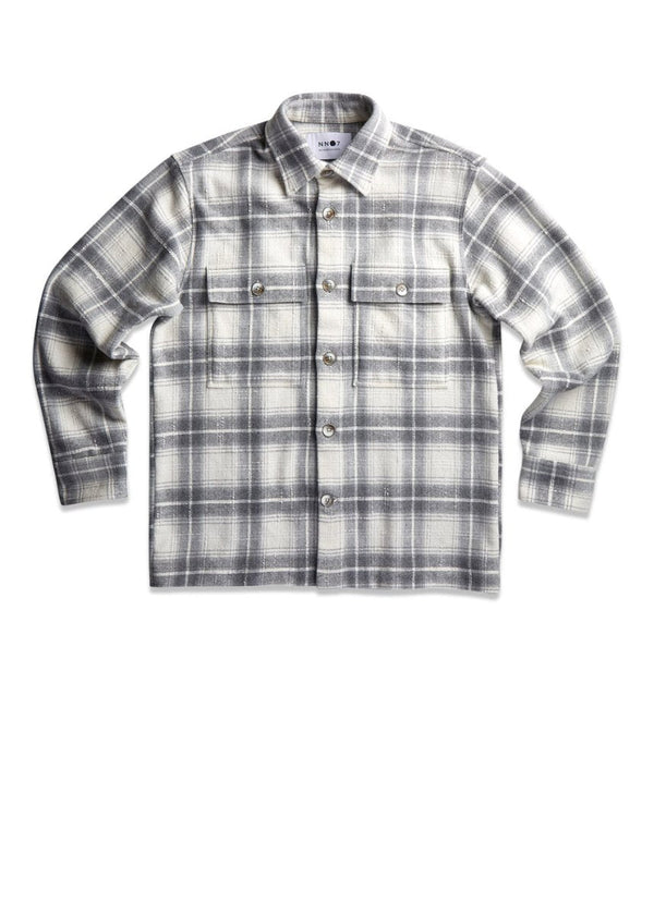 Nn. 07s Soren 5368 - Grey Check. Køb shirts her.