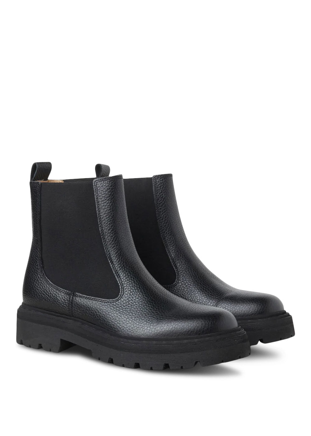 Garment Projects Spike Chelsea - Black Grained. Køb støvler her.