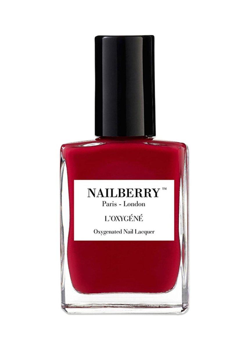 Nailberrys Strawberry Jam 15 ml - Oxygenated Dark Red With Pink. Køb beauty her.