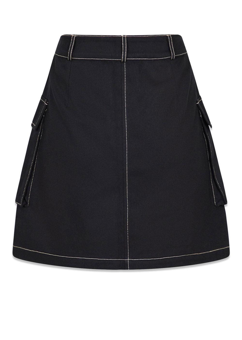 Suzie Stitch Skirt - Black