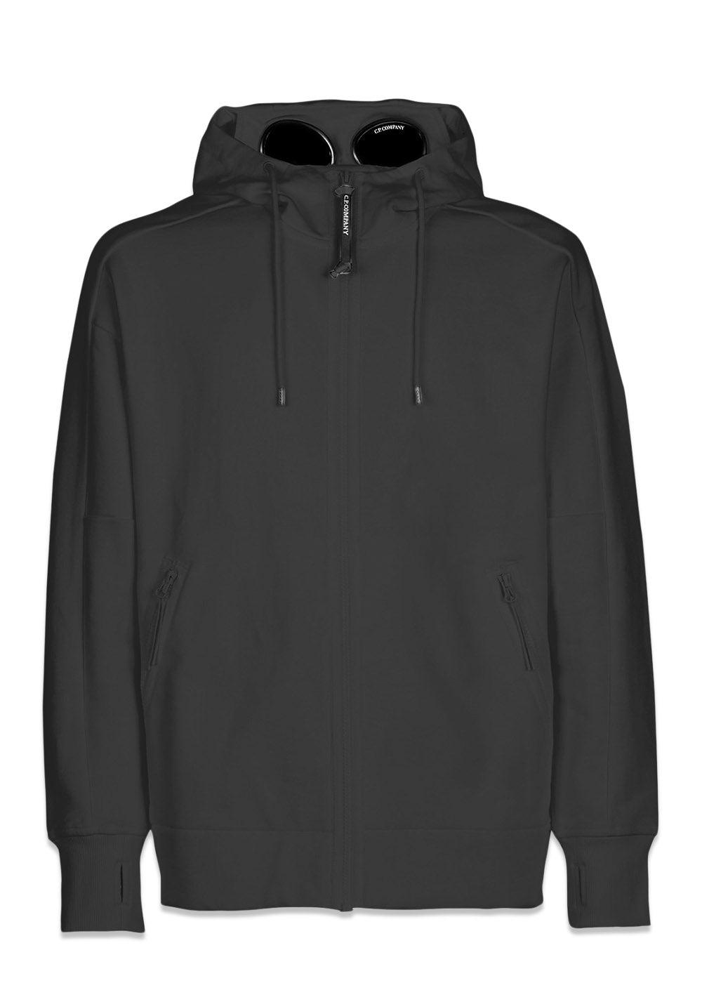 C.P. Companys Sweatshirts-Hooded Open - Black. Køb hoodies her.