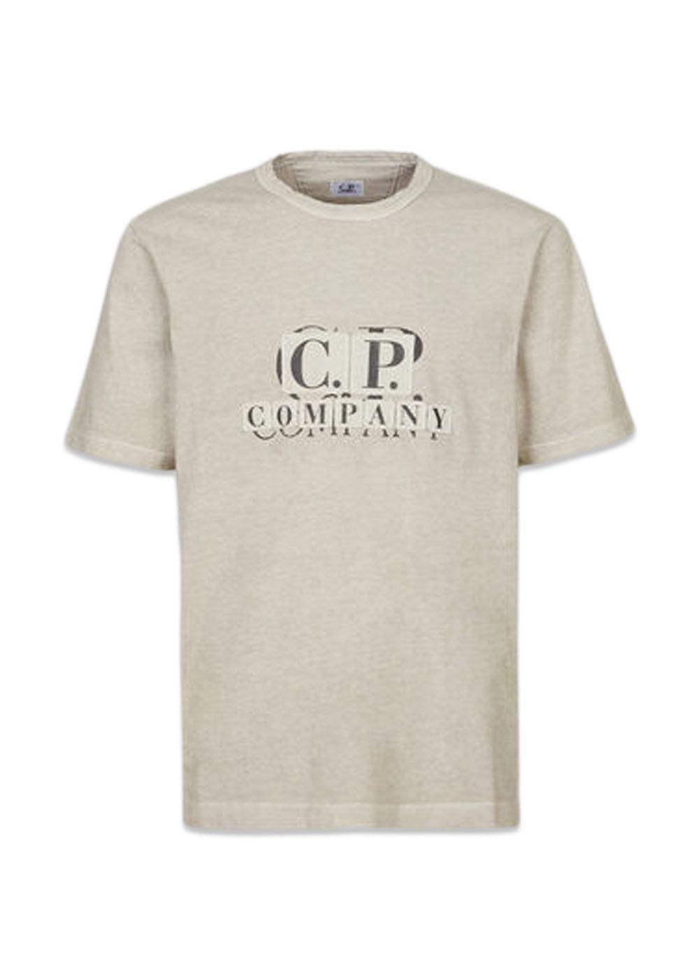 C.P. Companys T-Shirt - Short Sleeve 1020 Jersey - Flint Grey. Køb t-shirts her.