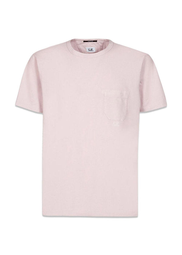 C.P. Companys T-Shirts Short Sleeve Jersey Resist Dyed - Pale Mauve. Køb t-shirts her.