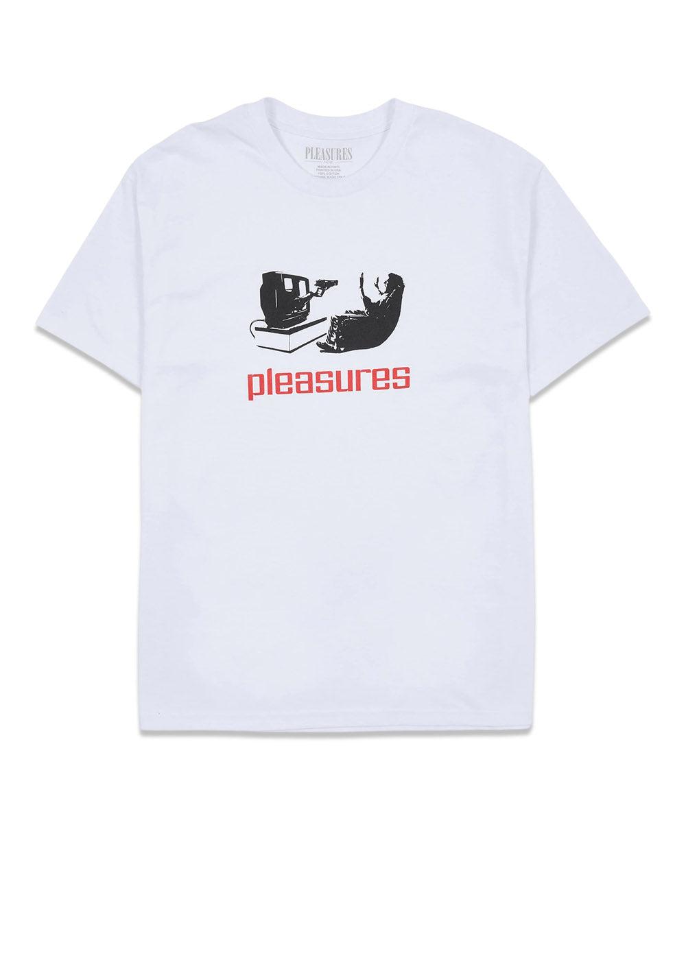 Pleasures' TV T-shirt - White. Køb t-shirts her.