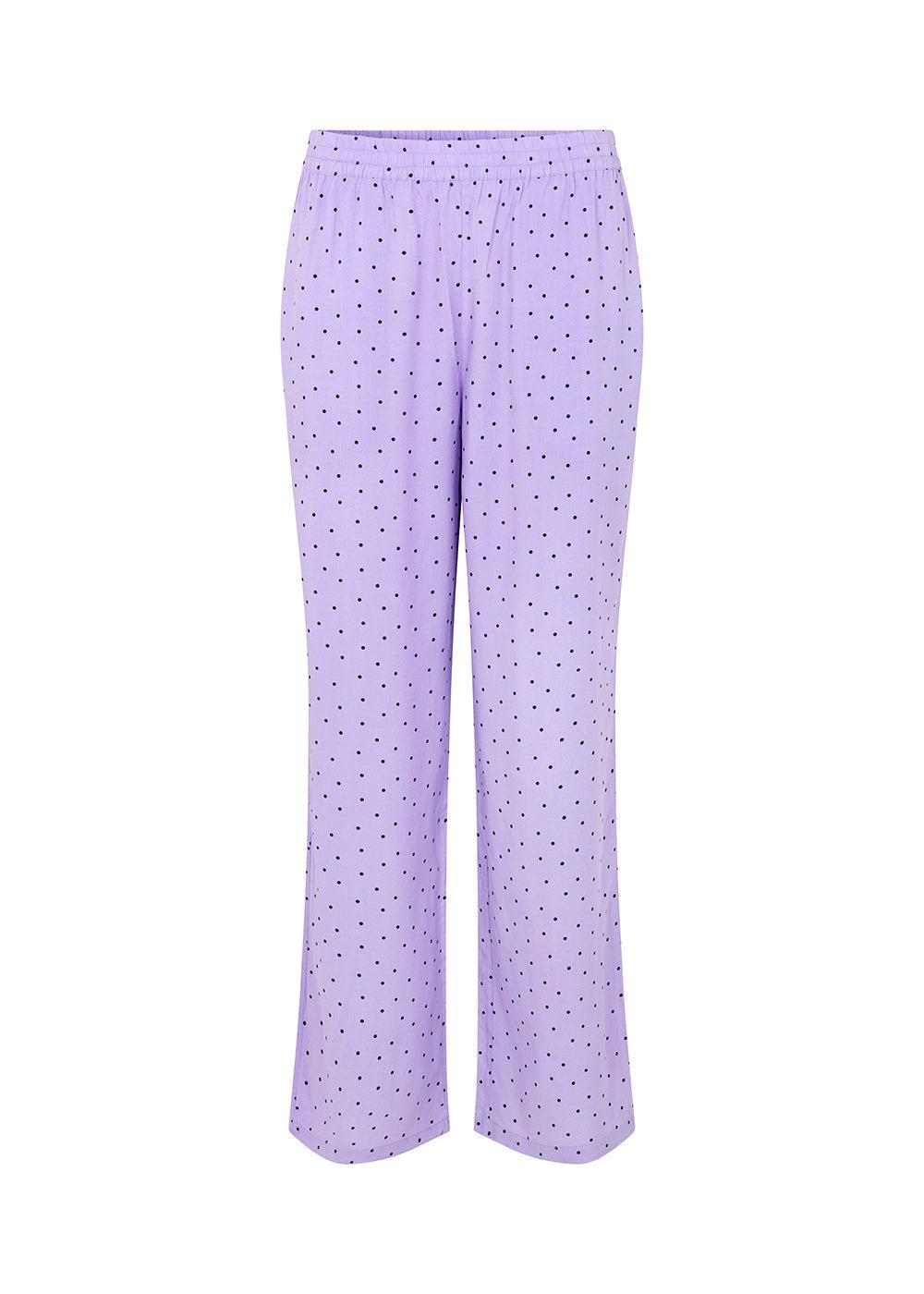 Modströms Talle print pants - Lavender Polka. Køb bukser her.