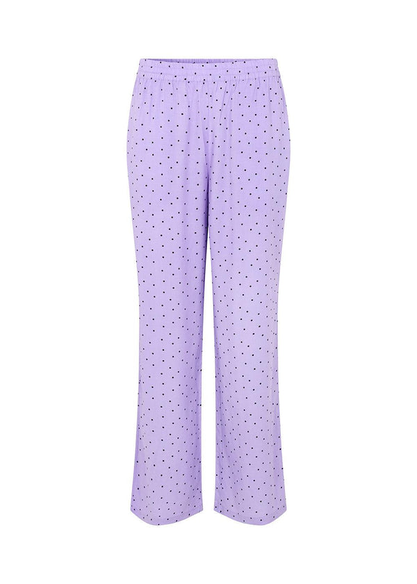 Modströms Talle print pants - Lavender Polka. Køb bukser her.