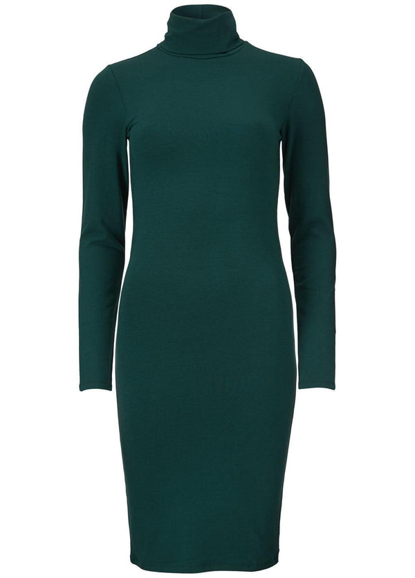 Modströms Tanner dress - Bottle Green. Køb kjoler her.