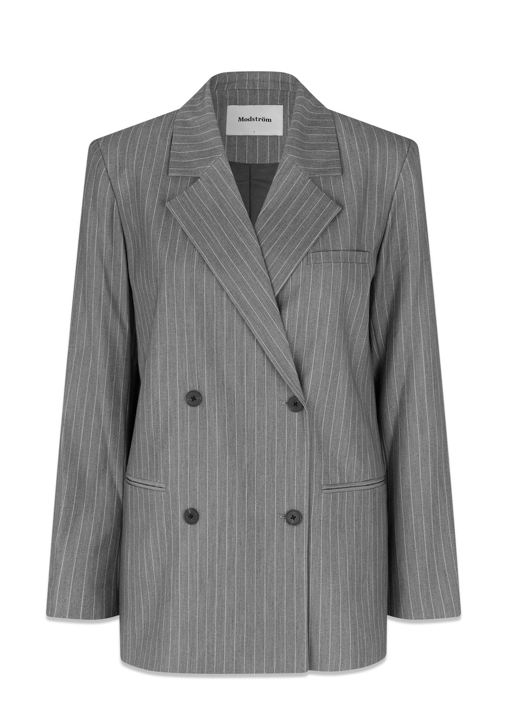 Modströms TaoMD blazer - Grey Pinstripe. Køb jakkesæt women her.