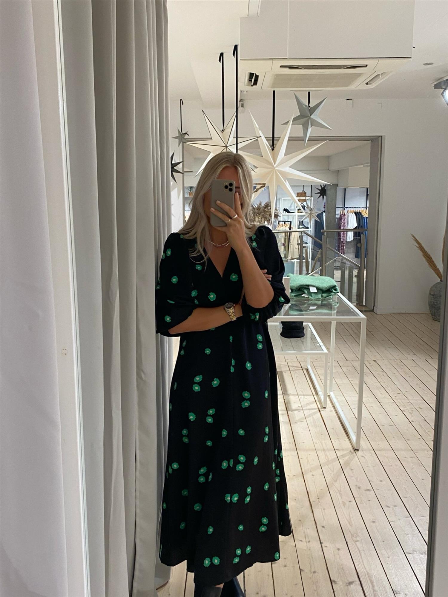 TappieMD print dress - Green Daisy