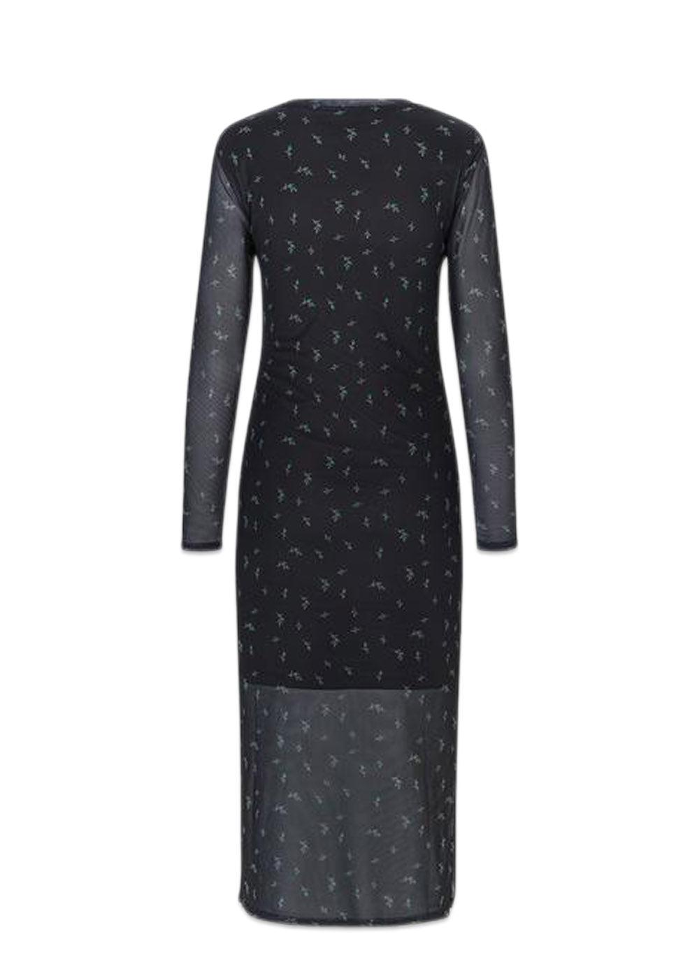Tasse print dress - Green Bloom