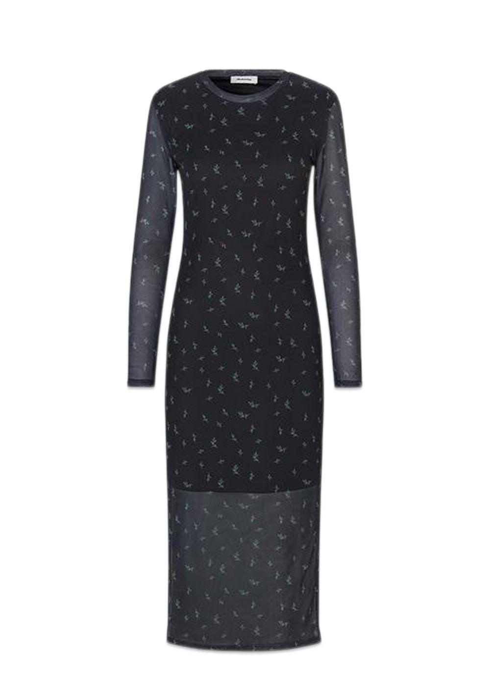 Modströms Tasse print dress - Green Bloom. Køb kjoler her.