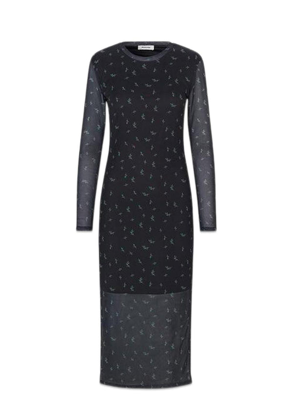 Modströms Tasse print dress - Green Bloom. Køb kjoler her.
