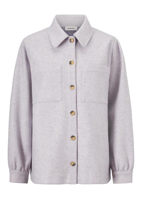 Modströms Tenni coatigan - Lavender Melange. Køb overtøj her.