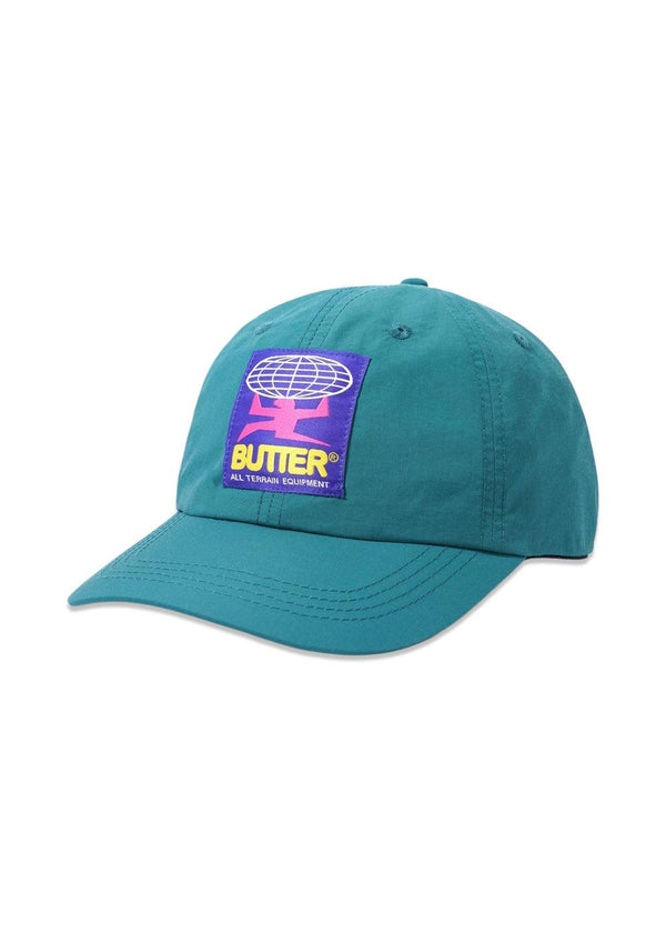 Butter Goods' Terrain 6 Panel Cap - Teal. Køb caps her.