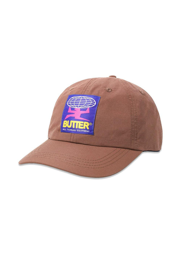 Butter Goods' Terrain 6 Panel Cap - Washed Wood. Køb caps her.