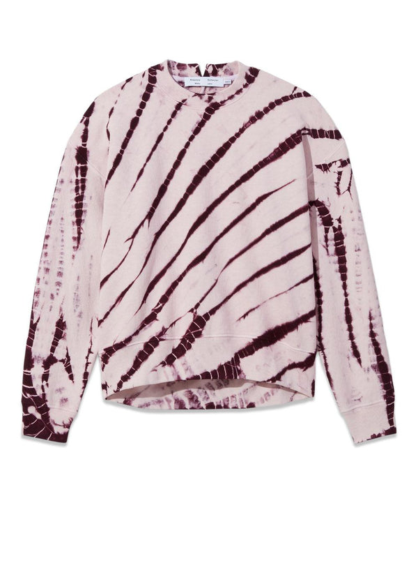 Proenza Schoulers Tie Dye Sweatshirt - Light Pink/Plum. Køb sweatshirts her.
