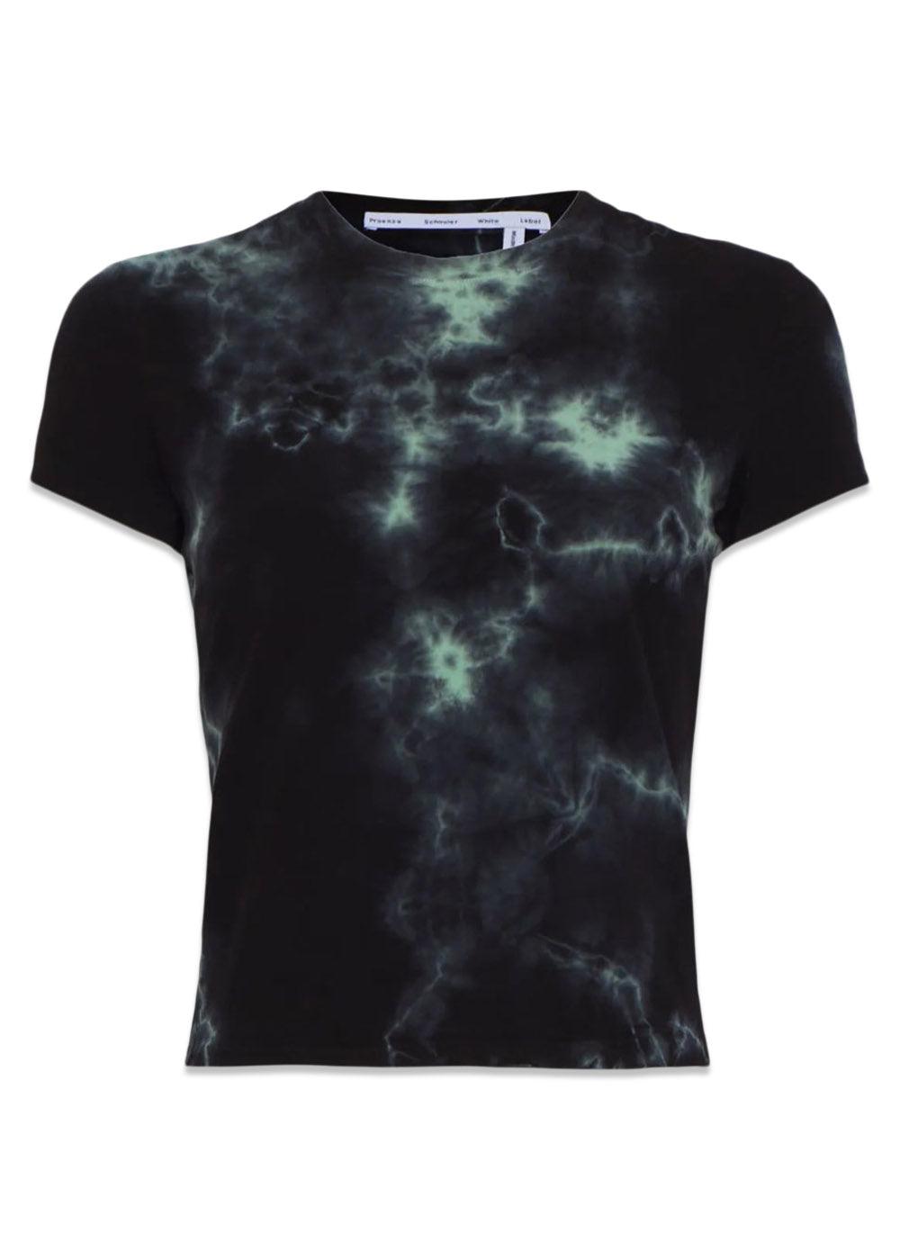 Proenza Schoulers Tie Dye T-Shirt - Black/Jade. Køb t-shirts her.