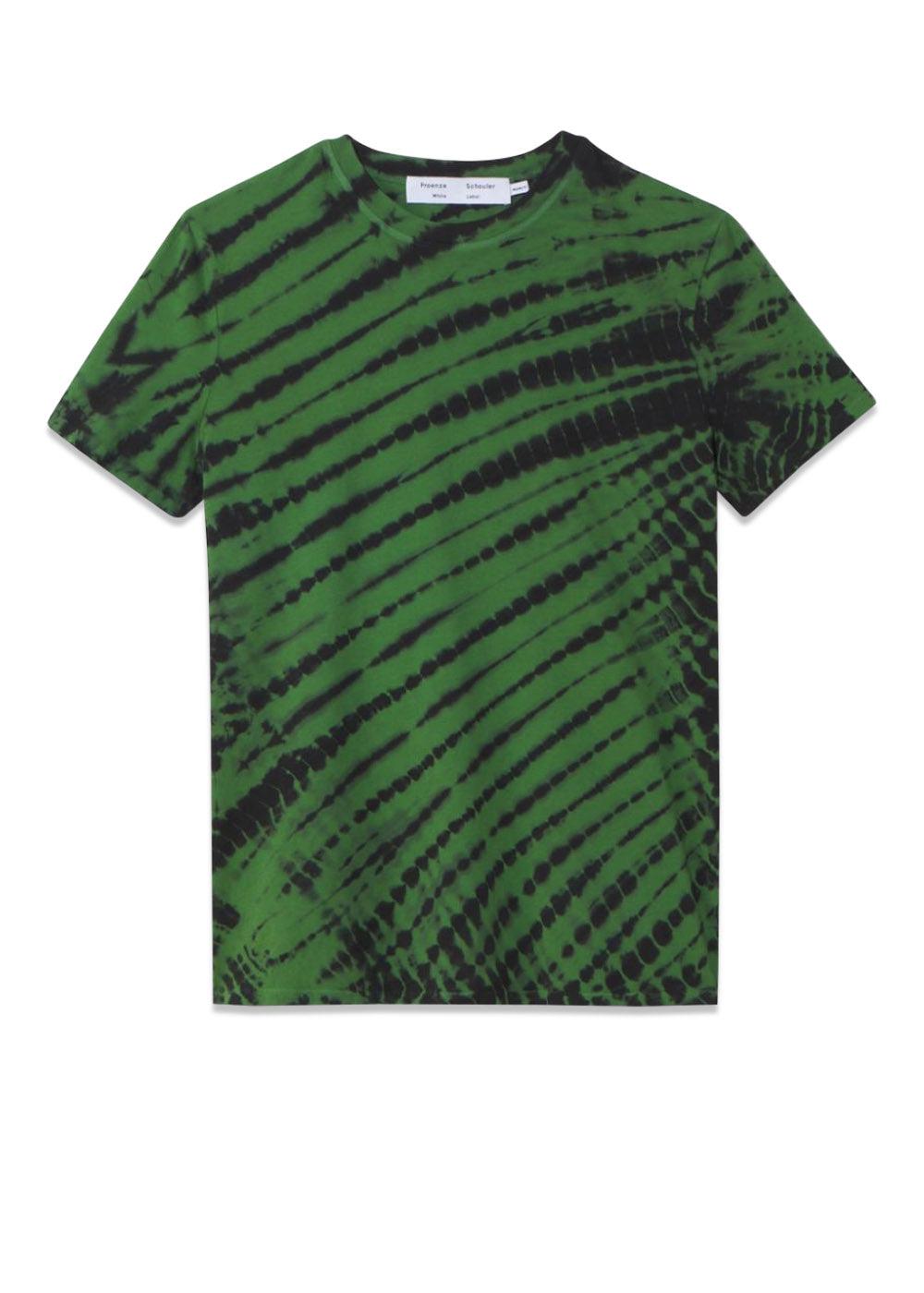 Proenza Schoulers Tie Dye T-Shirt - Kelly Green/Black. Køb t-shirts her.