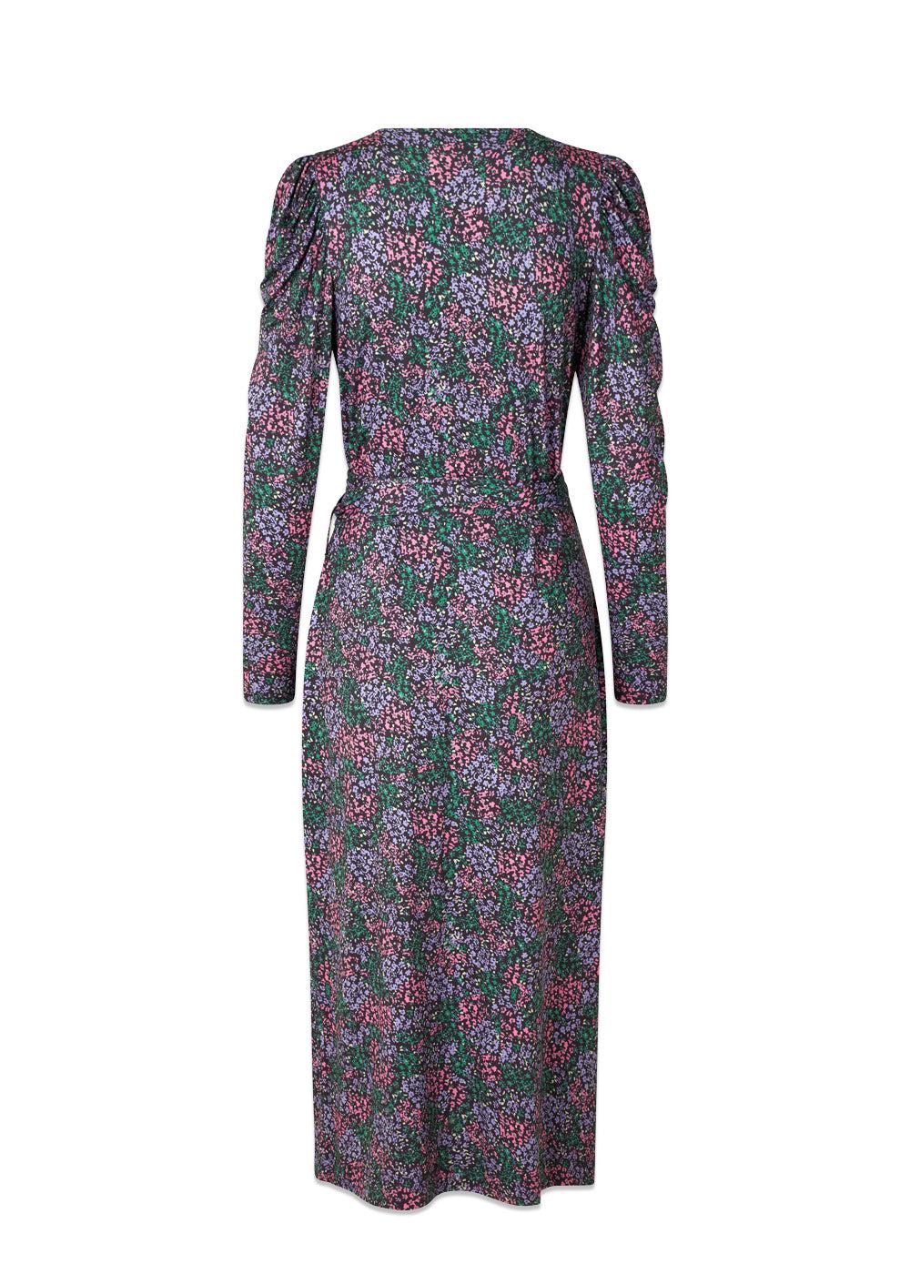 Modströms TilloMD print wrap dress - Poetry Flower. Køb kjoler her.