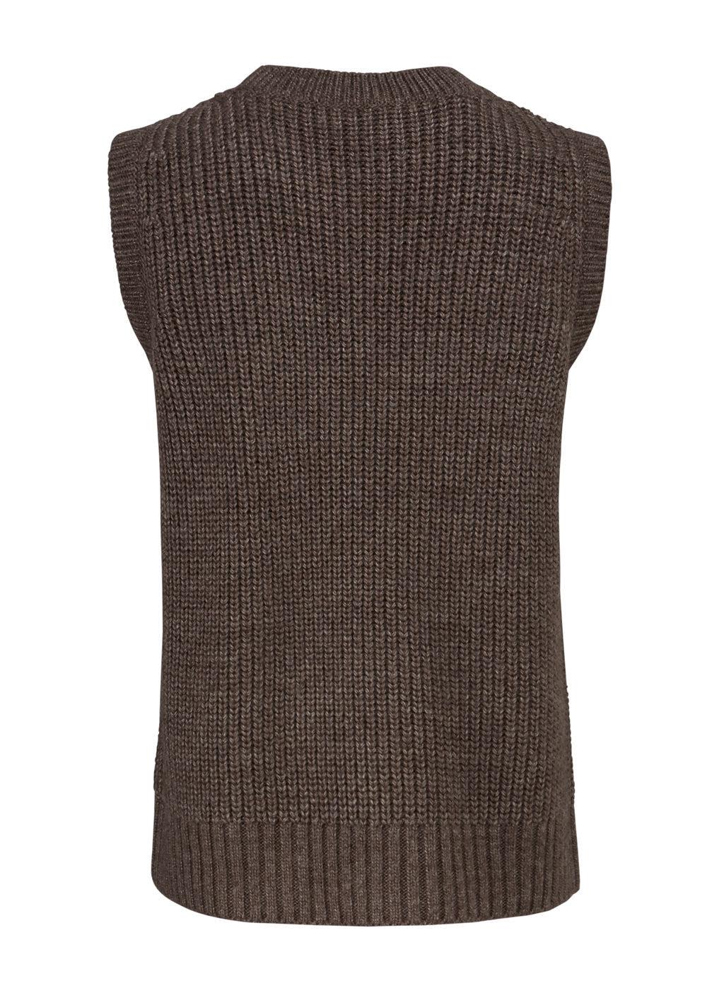 Timme vest - Brown Oak
