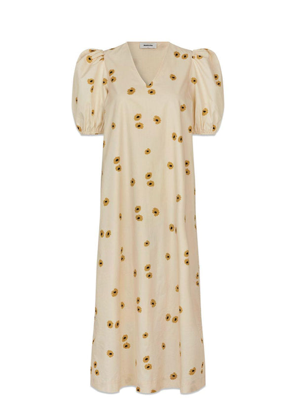 Modströms TomosMD print dress - Summer Sand Daisy. Køb kjoler her.