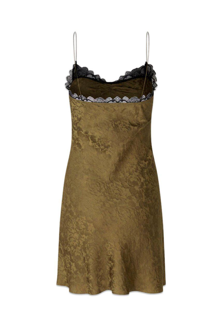 Toulouse Lace Dress - Olive With Black Lace Dress820_19228_Olivewithblacklace_345712734692820- Butler Loftet