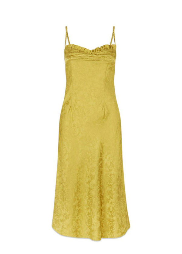 The Garments Toulouse Slip Dress - Limoncello. Køb kjoler her.