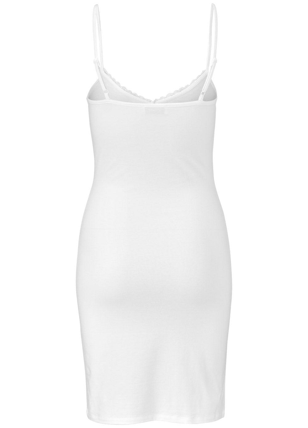 Toy strap dress - White